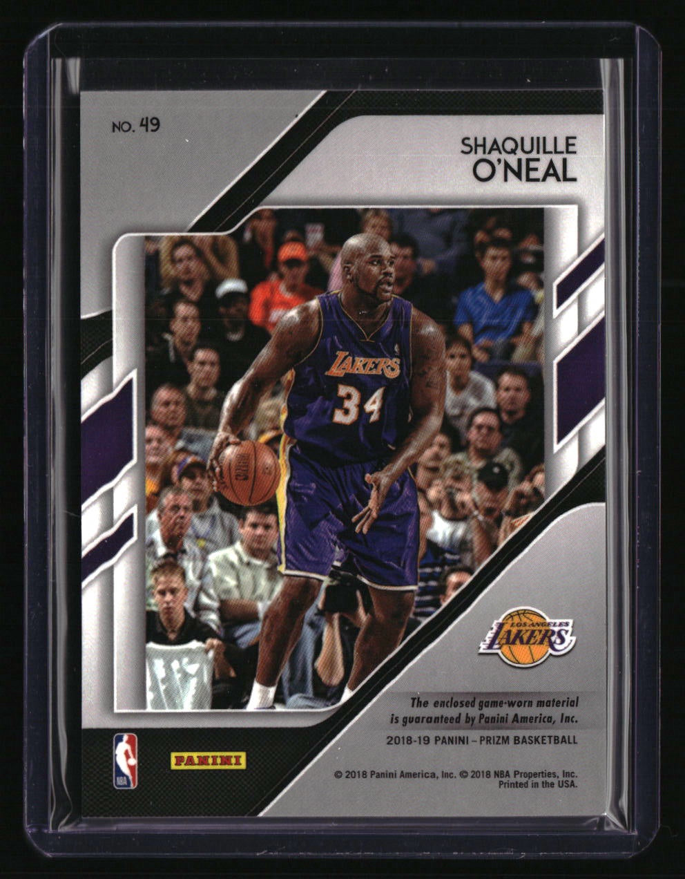2018-19 Panini Prizm Shaquille O'Neal Sensational Swatches