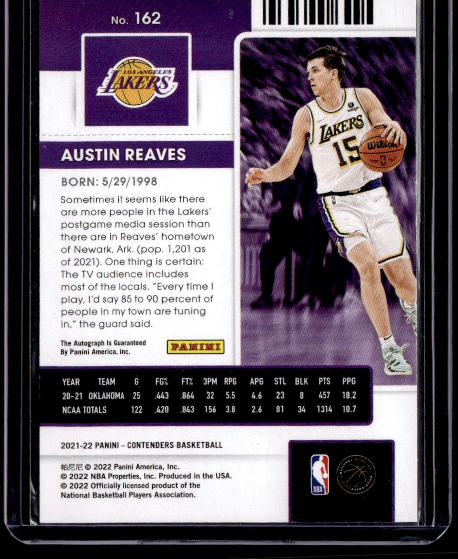2021-22 Panini Contenders Austin Reaves