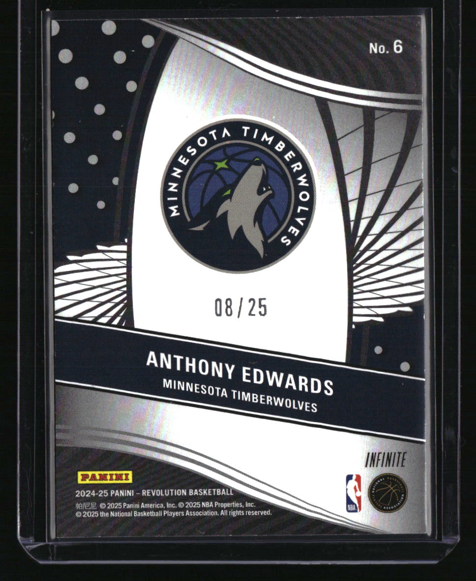 2024-25 Panini Revolution Anthony Edwards Supernova #/25