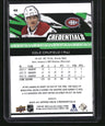 2023-24 Upper Deck Credentials #46 Cole Caufield Green #/25