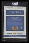2016-17 Panini National Treasures Nikola Jokic Century Materials #/99