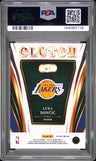 2024 Panini Select Clutch Luka Doncic Clutch-Green Prizm PSA 9