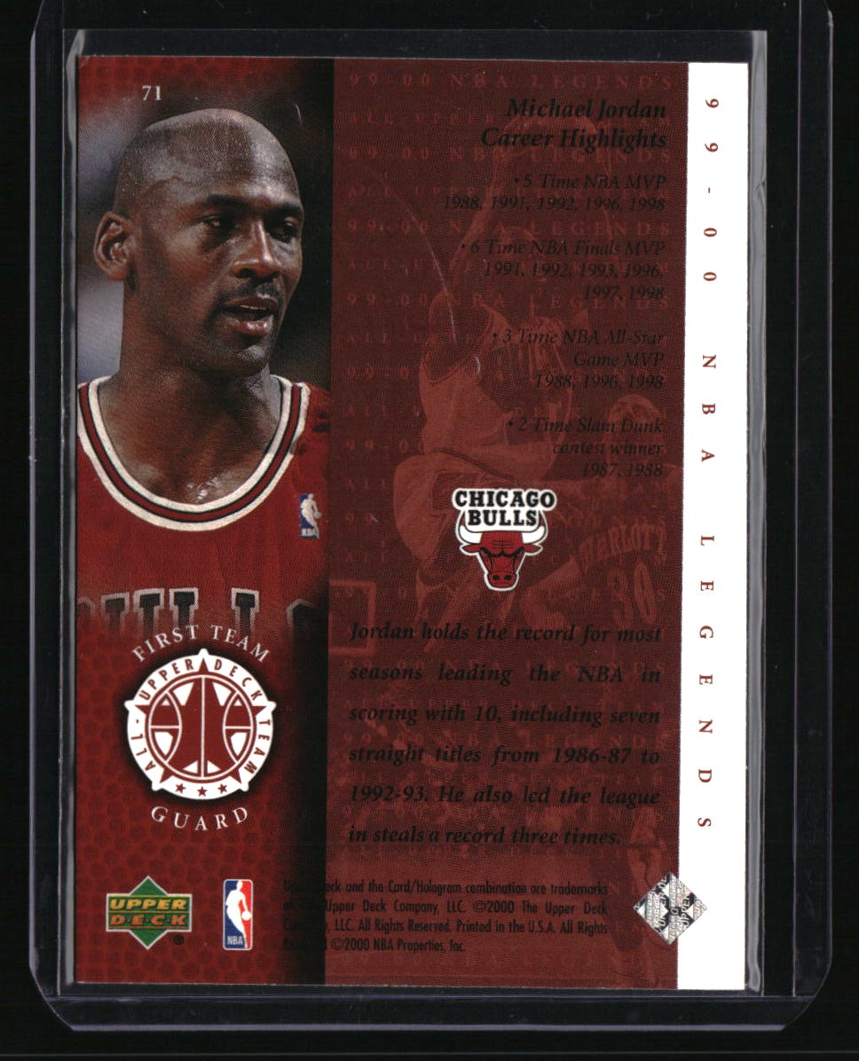 1999-00 Upper Deck Legends Michael Jordan