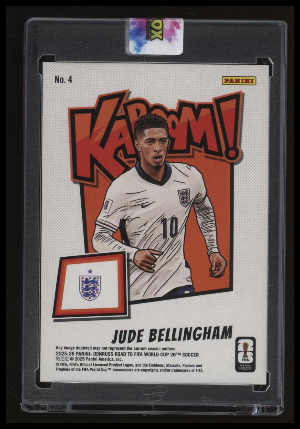 2025-26 Donruss Road to FIFA World Cup Jude Bellingham Kaboom