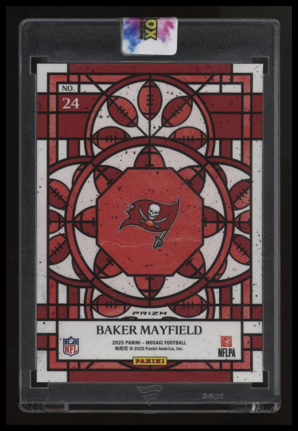 2025 Panini Mosaic Baker Mayfield Stained Glass