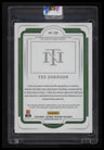 2025 Panini National Treasures Tez Johnson College Silhouettes Sig Team Logo #/1
