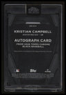 2026 Topps Chrome Black Kristian Campbell Autographs