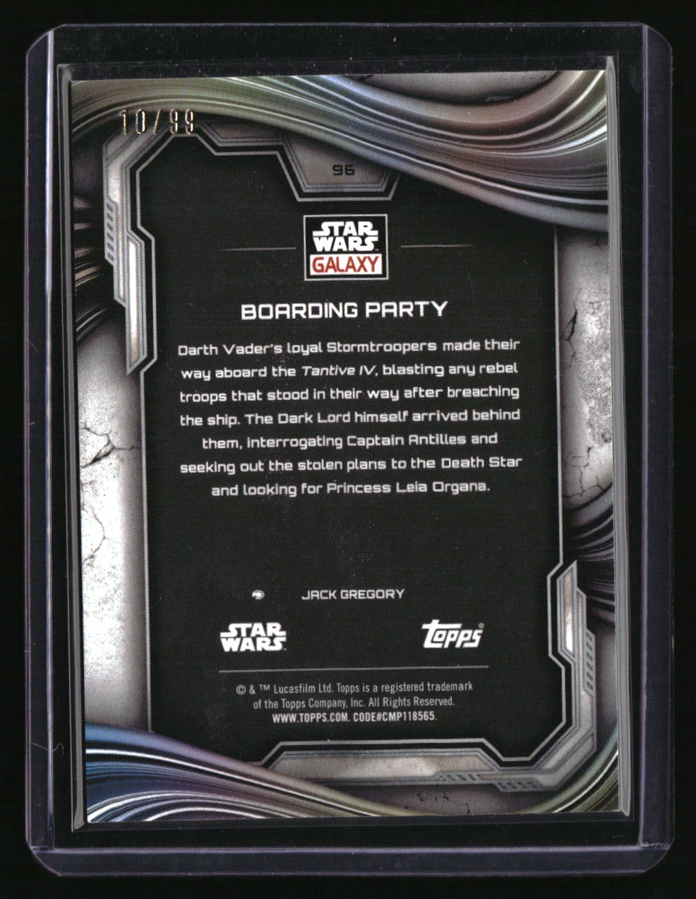 2025 Topps Chrome Star Wars Galaxy Boarding Party #/99
