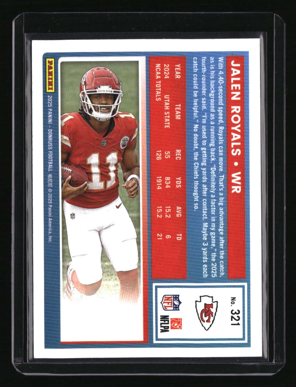 2025 Donruss Jalen Royals Press Proofs Silver #/199