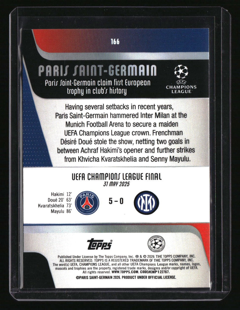 2025-26 Topps UEFA Club Competitions UEFA Champions League #/299