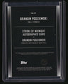 2023-24 Topps Midnight Brandin Podziemski Stroke of Midnight Autographs