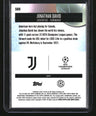 2025-26 Finest UEFA Club Competitions Jonathan David Orange Refractor #/15