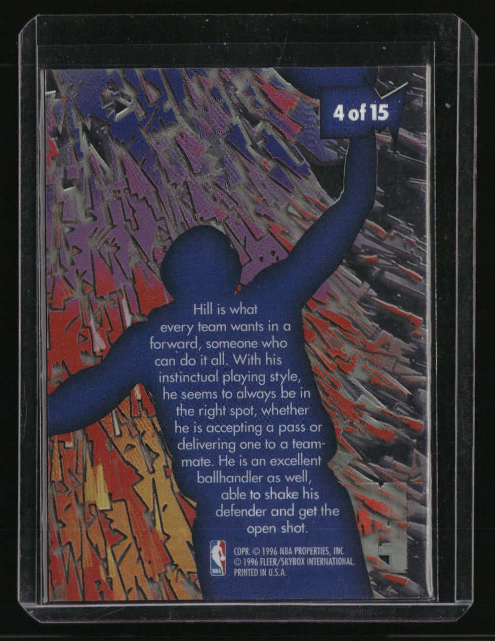 1995-96 Metal Grant Hill Metal Force