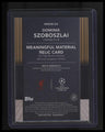 2024-25 Topps Museum Coll. UEFA CC Dominik Szoboszlai Meaningful Mem. Ruby #/25