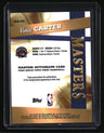 2025-26 Finest Vince Carter Masters Autographs Black Geometric Refractor #/25