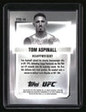 2025 Topps Chrome UFC Tom Aspinall Top of the Class Red White & Blue #/88