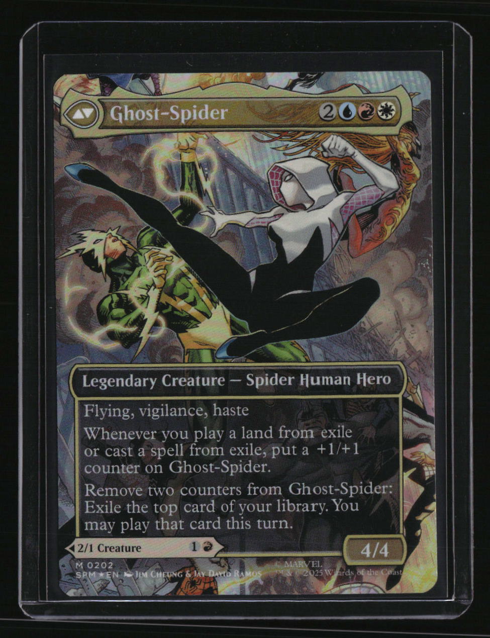 Marvel's Spider-Man Gwen Stacy (0202) (Borderless) Foil