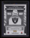 2024 Panini Spectra Brock Bowers Monumental Memorabilia Neon Blue #/50