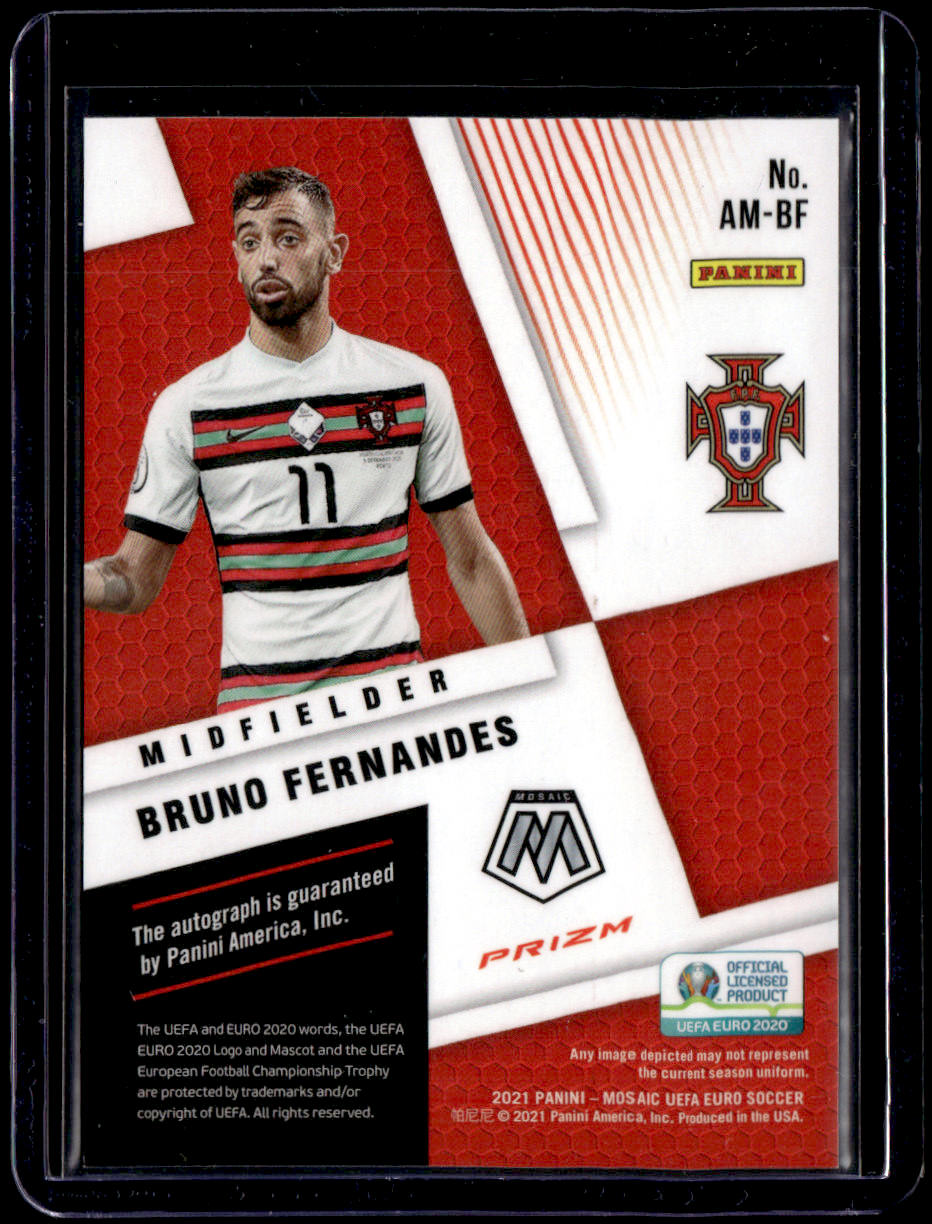 2021 Panini Mosaic UEFA EURO 2020 Bruno Fernandes Autographs Mosaic