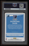 2020 Panini Donruss Desmond Bane Choice PSA 10