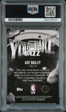 2025 Topps Chrome Youthquake Ace Bailey Youthquake-Red Refractor PSA 8