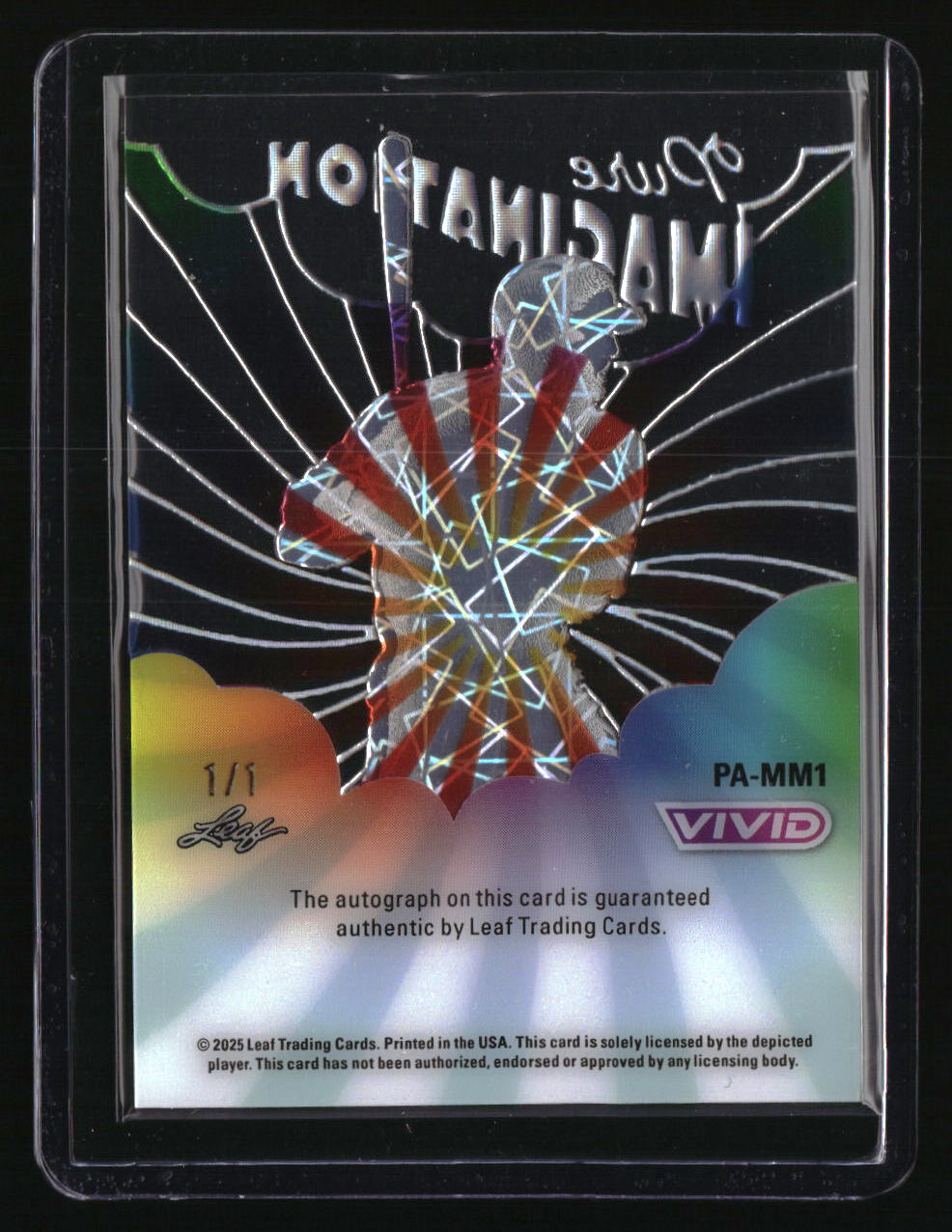 2025 Leaf Vivid Mark McGwire Pure Imagination Auto 1/1