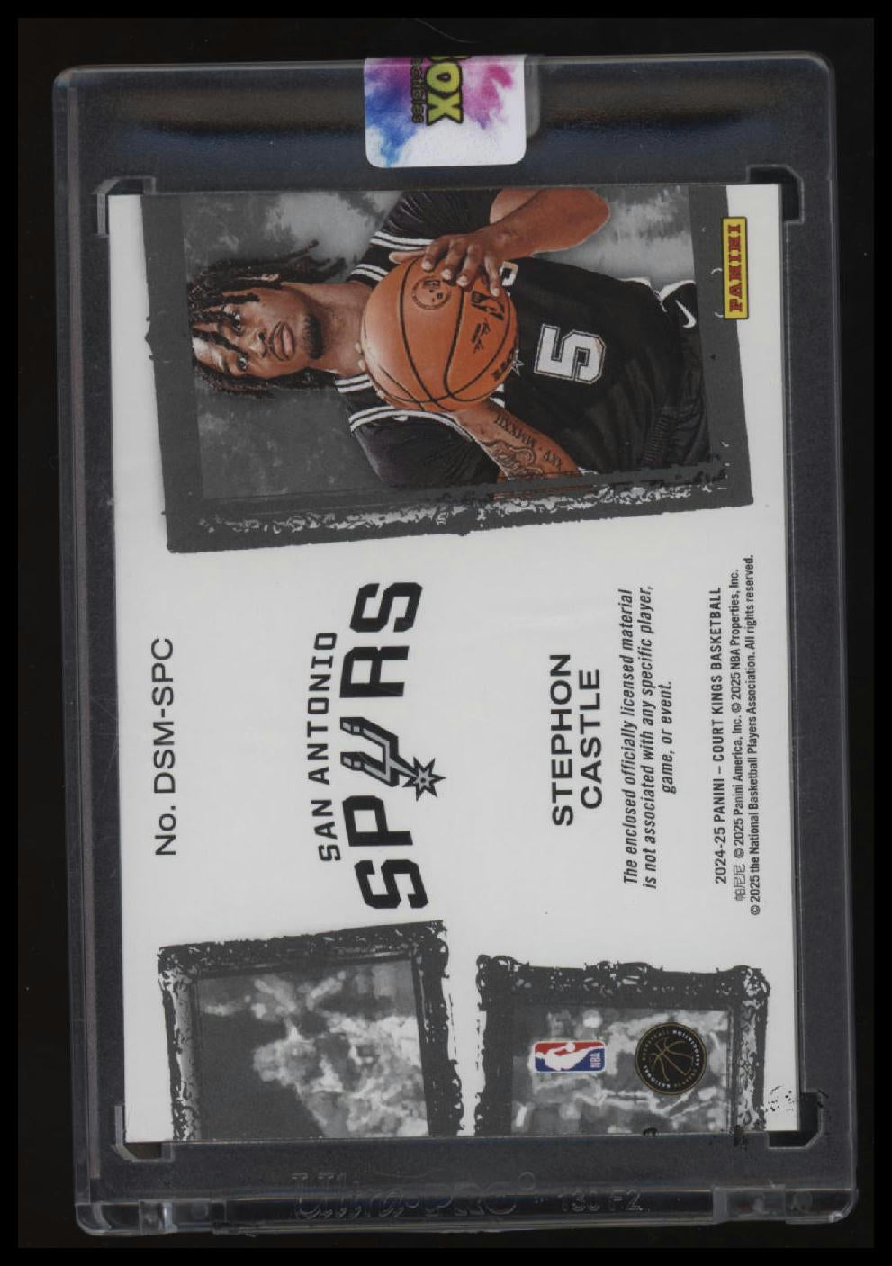 2024-25 Panini Court Kings Stephon Castle Debut Showcase Memorabilia