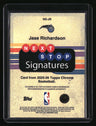 2025-26 Topps Chrome Jase Richardson Next Stop Signatures Gold Refractor #/50