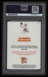 2021 Wild Card Draft 30th Anniversary Davis Mills 30th White-Stripe 5 PSA 9