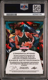 2023 Leaf Vibrance Autographs Giannis Antetokounmpo Black Shimmer PSA 9