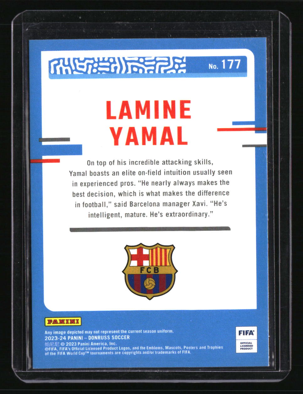 2023-24 Donruss Lamine Yamal Rated Rookie