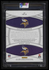 2021 National Treasures Jefferson / Moss NFL Gear Combo Materials Holo Gold #/10