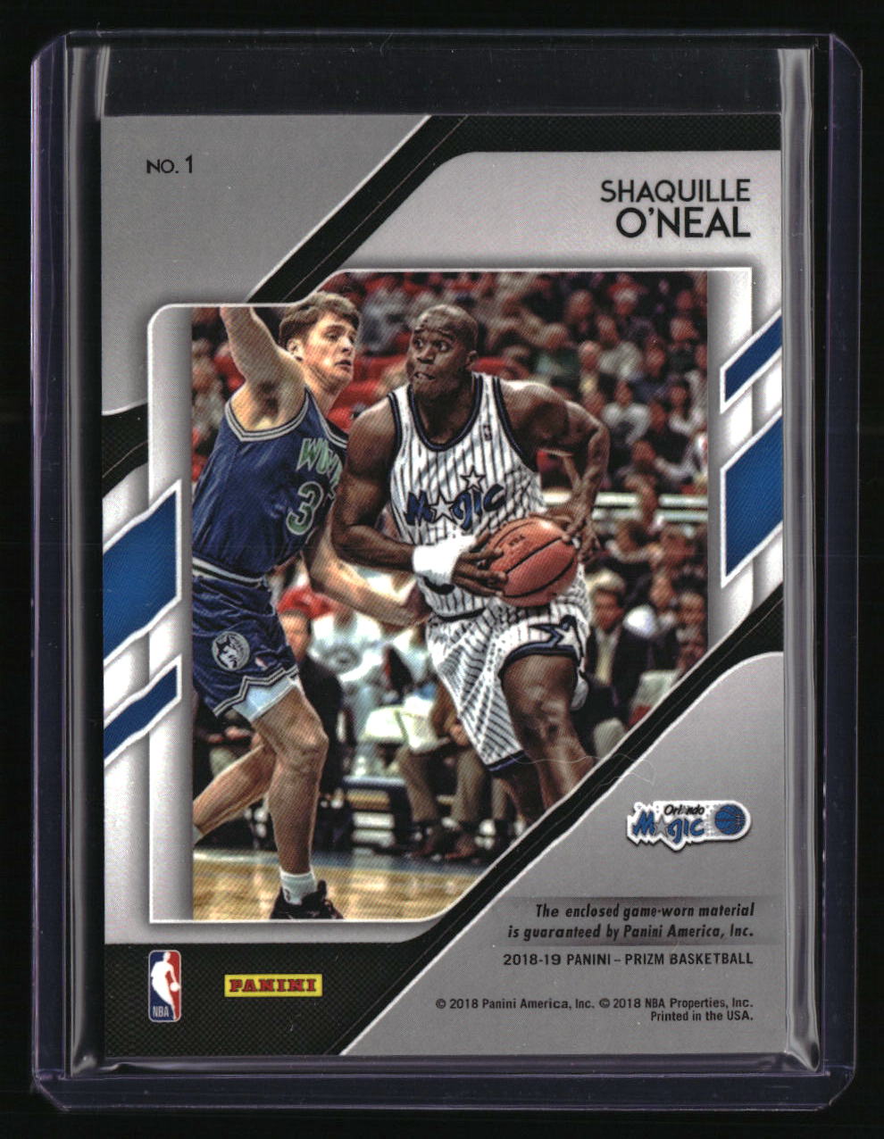 2018-19 Panini Prizm Shaquille O'Neal Sensational Swatches