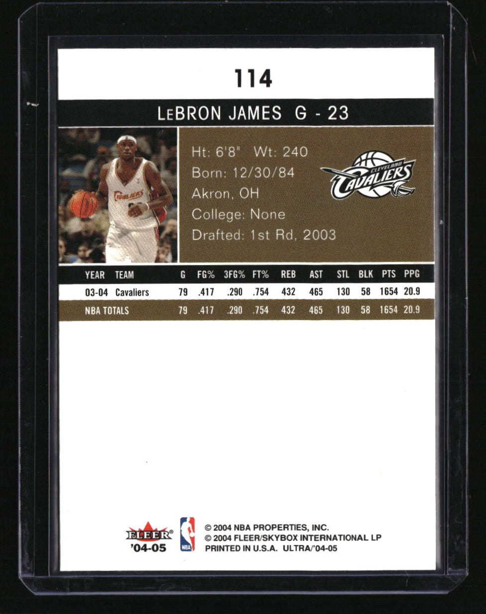 2004-05 Ultra LeBron James