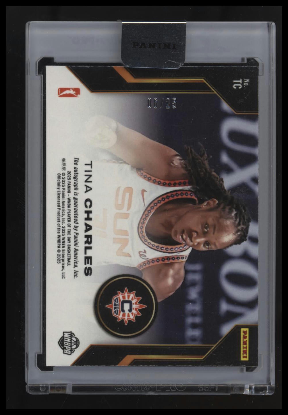 2025 Panini WNBA Player of the Day Tina Charles Autographs #/25