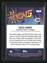 2026 Finest Chase Burns Finest Phenoms Orange Geometric Refractors #/25