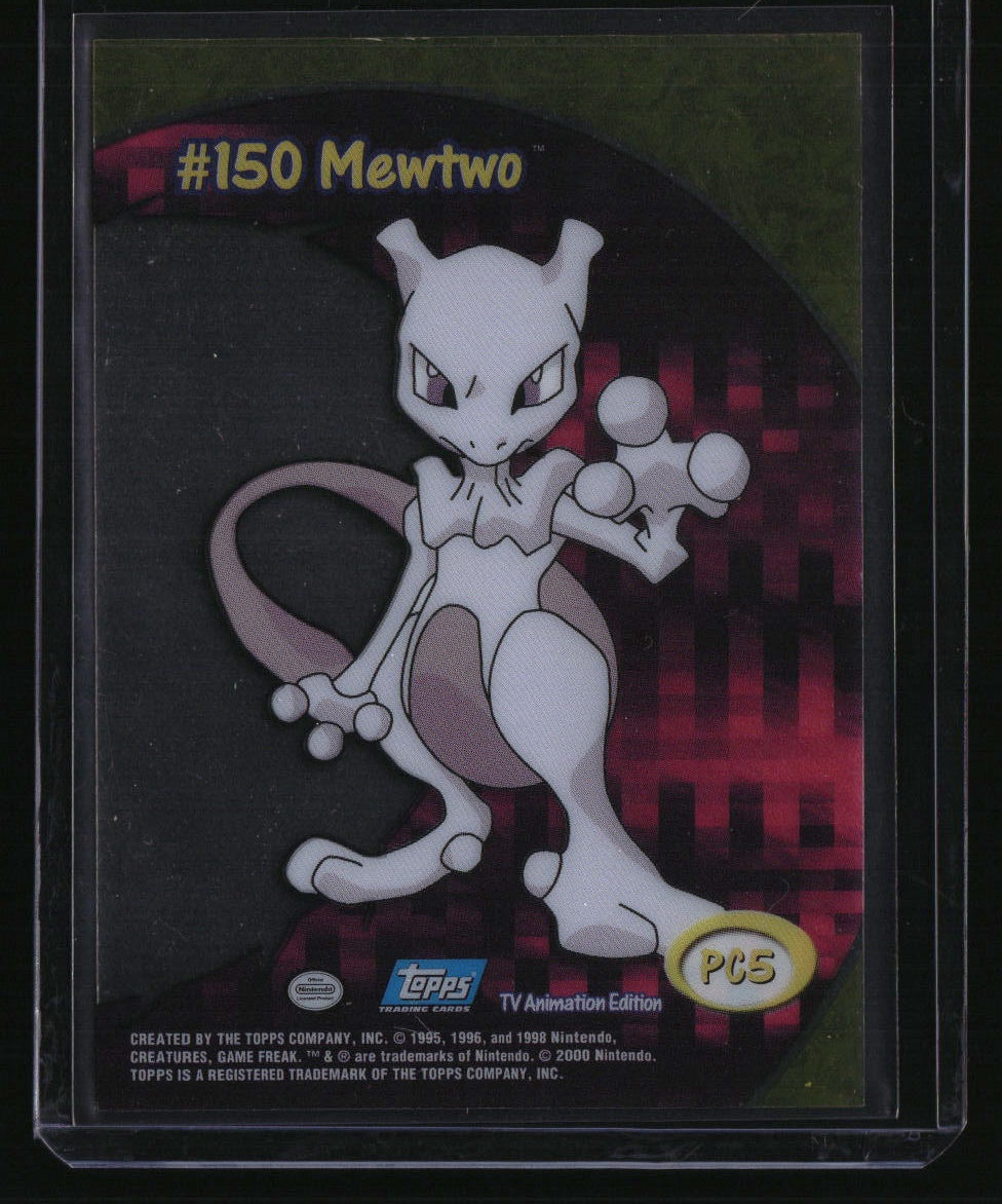 2000 Topps Pokemon TV Animation Edition Series 2 Mewtwo Clear