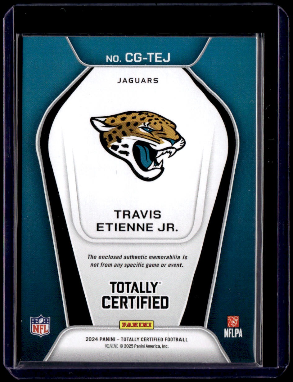 2024 Panini Totally Certified Travis Etienne Jr. Certified Gamers