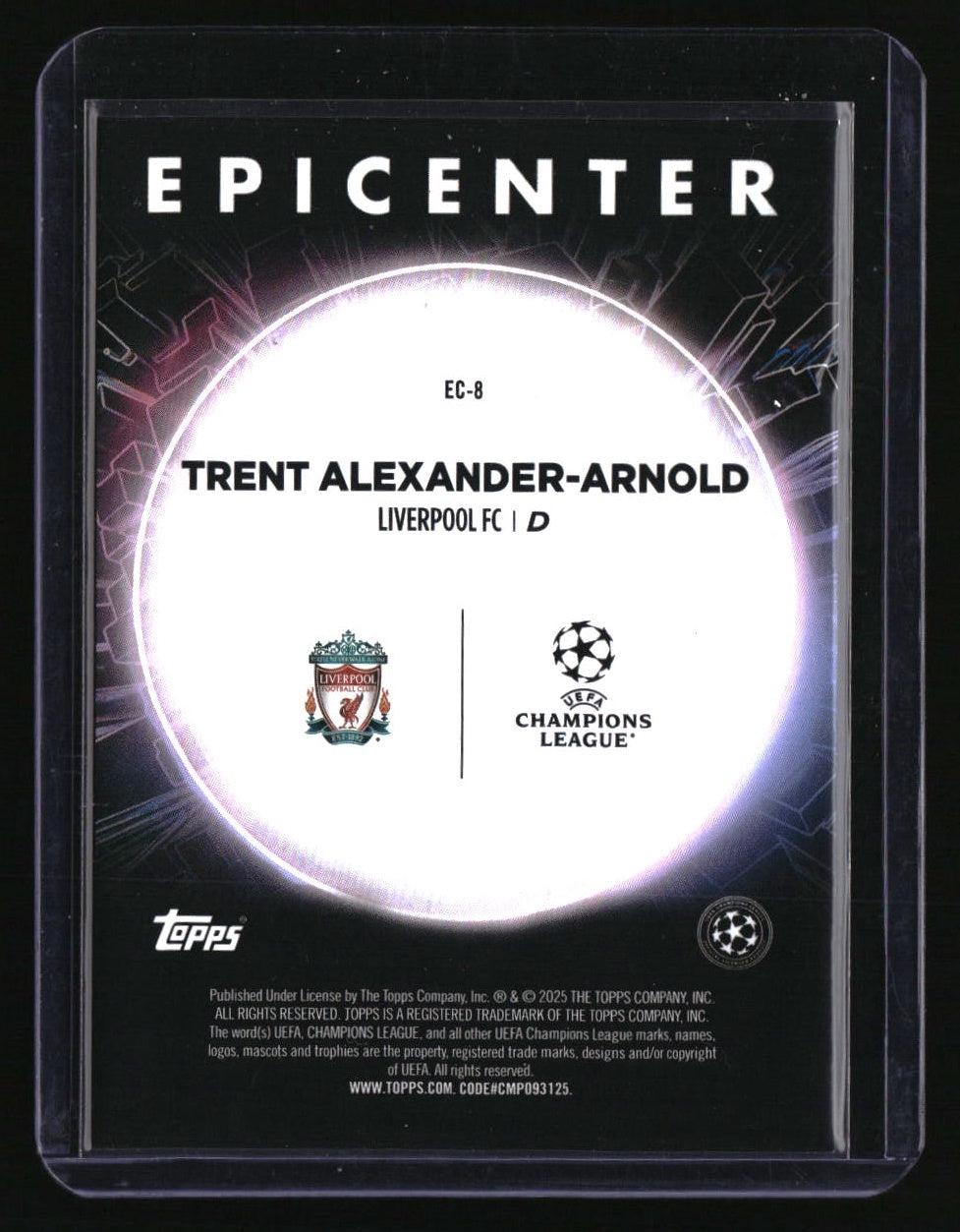 2024-25 Topps UEFA Club Competitions Trent Alexander-Arnold Epicenter