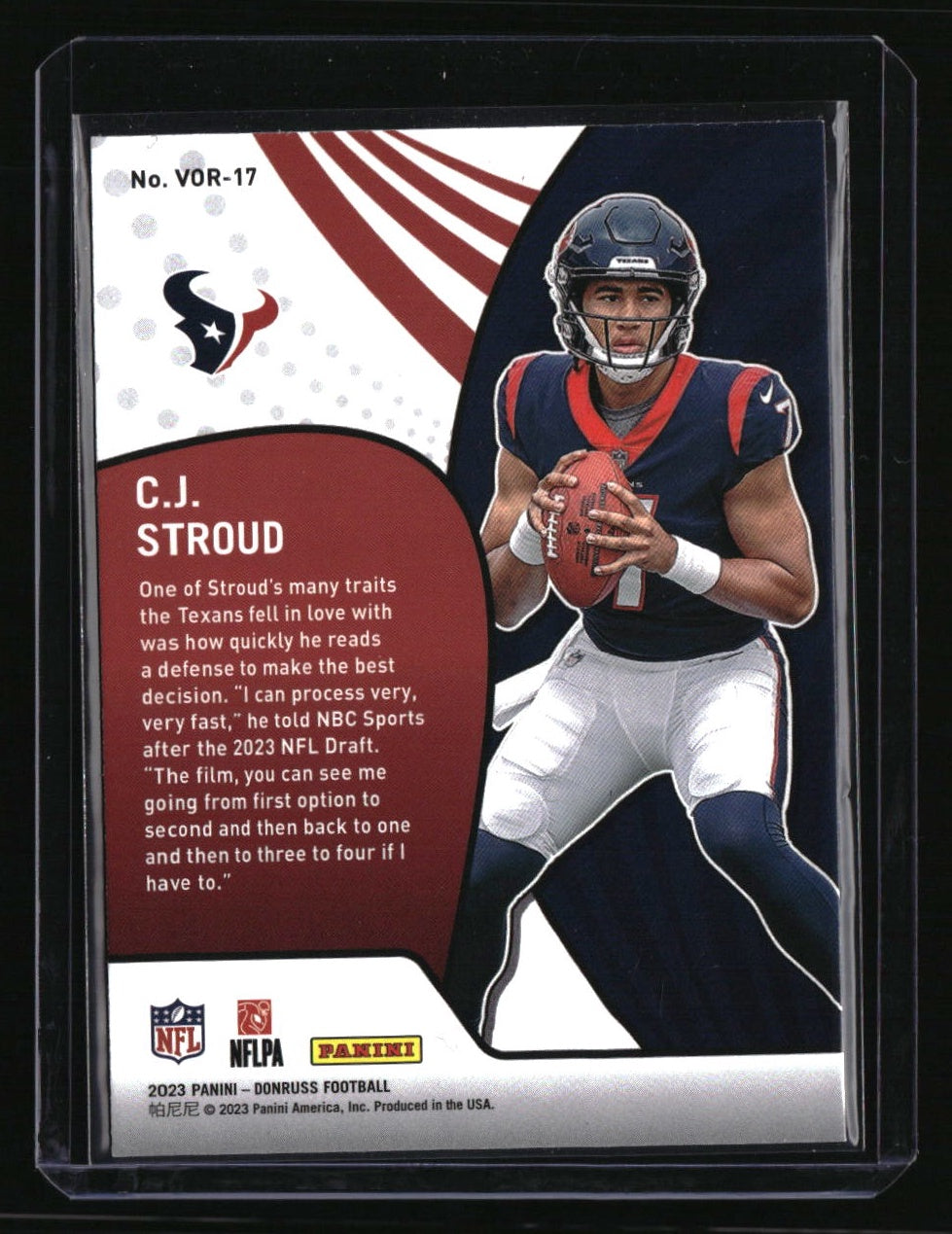 2023 Donruss C.J. Stroud Vortex