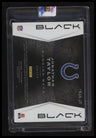 2020 Panini Black Jonathan Taylor Black Rookie Jersey Autographs Gold #/5