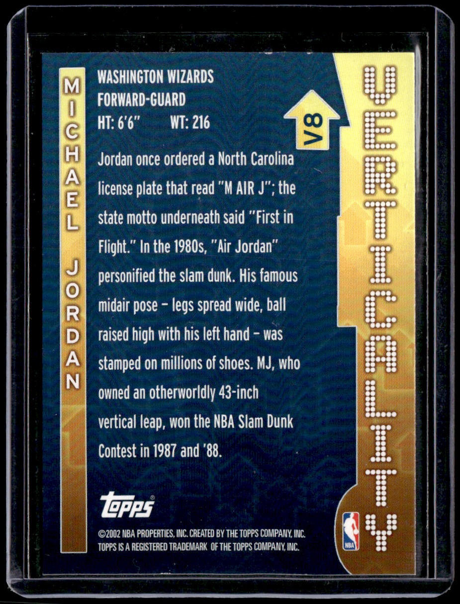 2002-03 Topps Michael Jordan Verticality