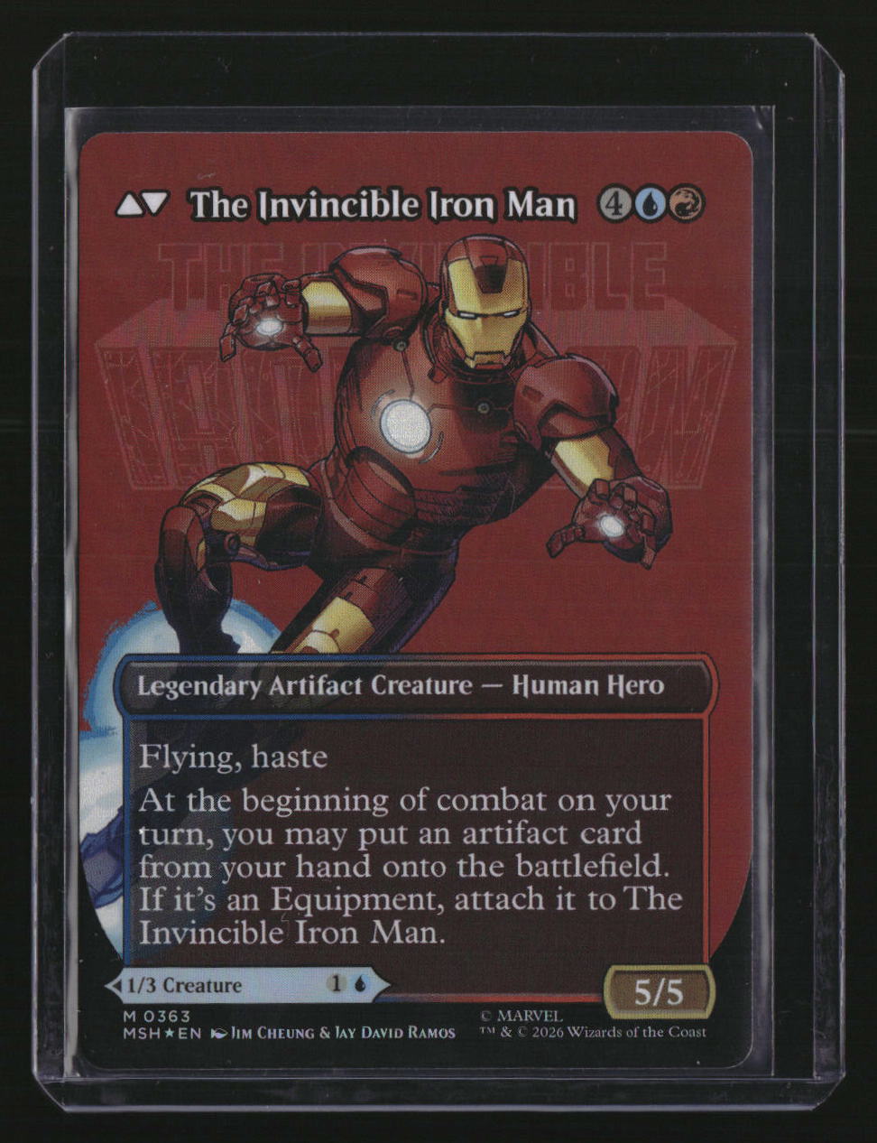 Marvel Super Heroes Tony Stark (Borderless) (0363) Foil