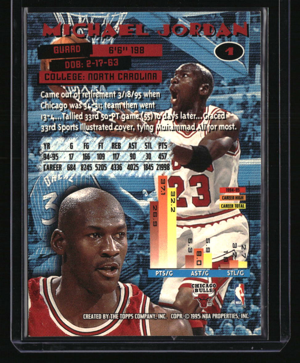 1995-96 Stadium Club Michael Jordan