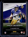 2020 Panini Playoff Justin Jefferson Turning Pro Memorabilia