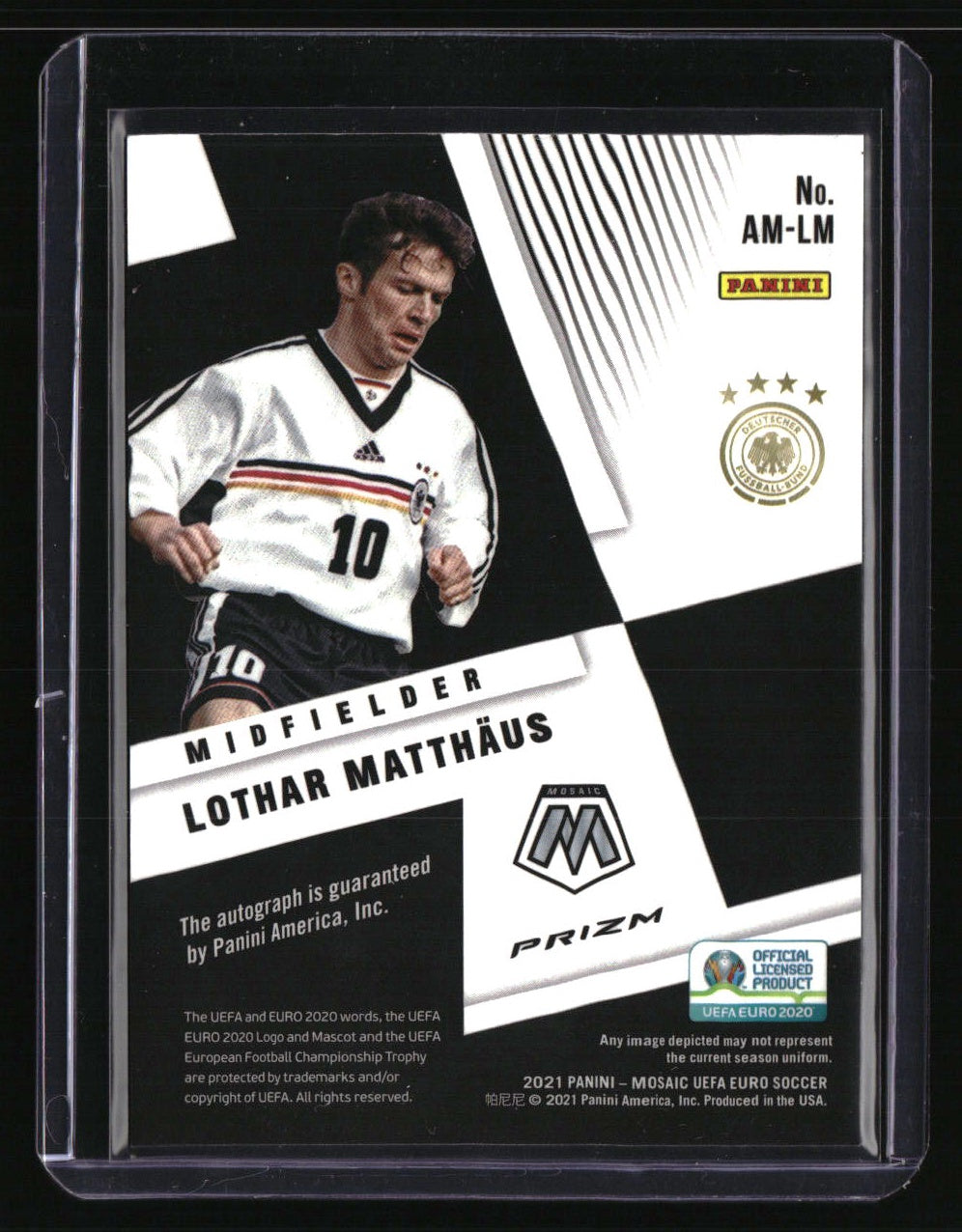 2021 Panini Mosaic UEFA EURO 2020 Lothar Matthaus Autographs Circles