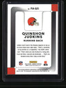 2025 Donruss Quinshon Judkins Rookie Phenom Jersey Autographs #/99