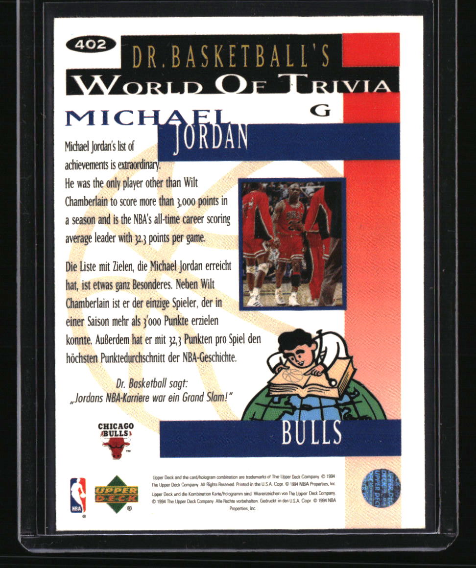 1994-95 Collector's Choice Michael Jordan Gold Signature