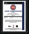2025-26 Topps Cade Cunningham 1980-81 Topps Chrome Basketball Green Mojo #/99