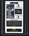 2025 Panini Three and Two Aaron Judge Award Winning Holo Gold #/10
